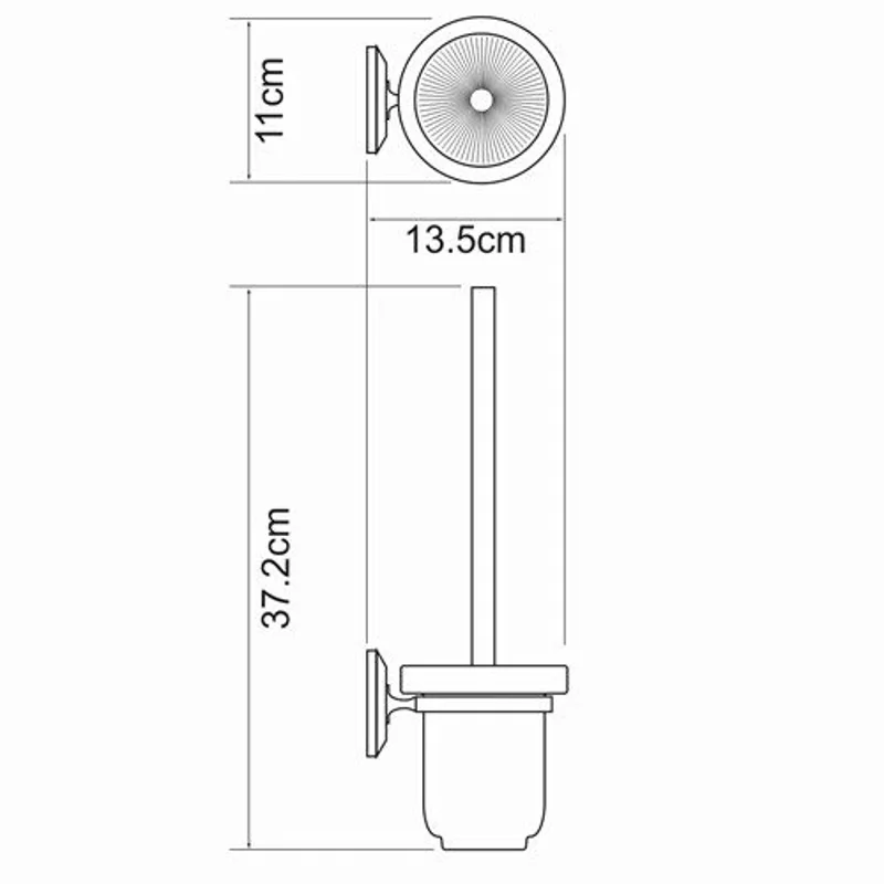 Щетка для унитаза WasserKraft K-6227CO