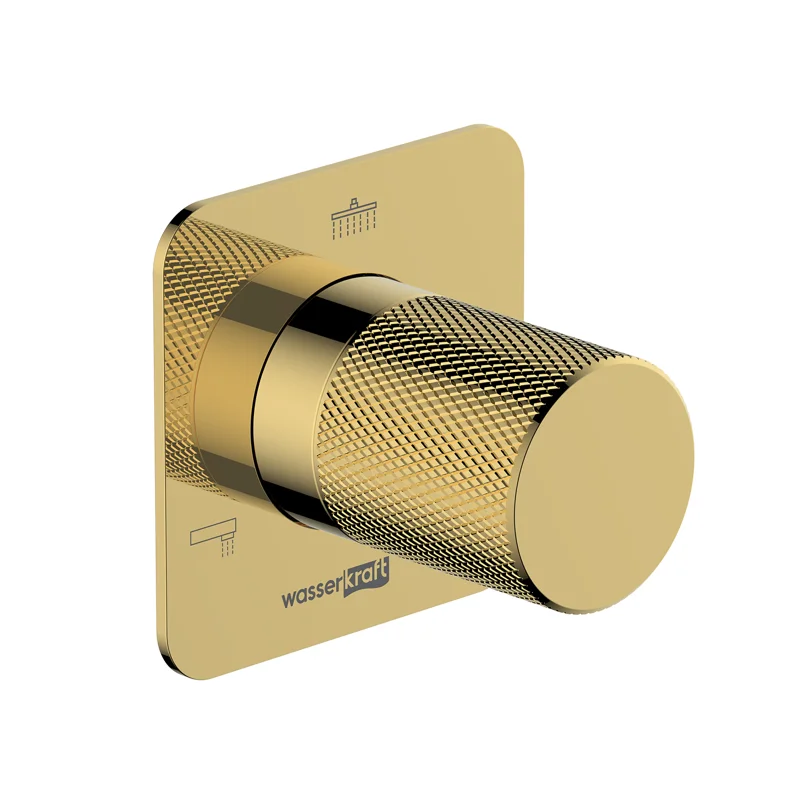 Переключатель потоков WasserKRAFT Ems A304 Золото глянцевое