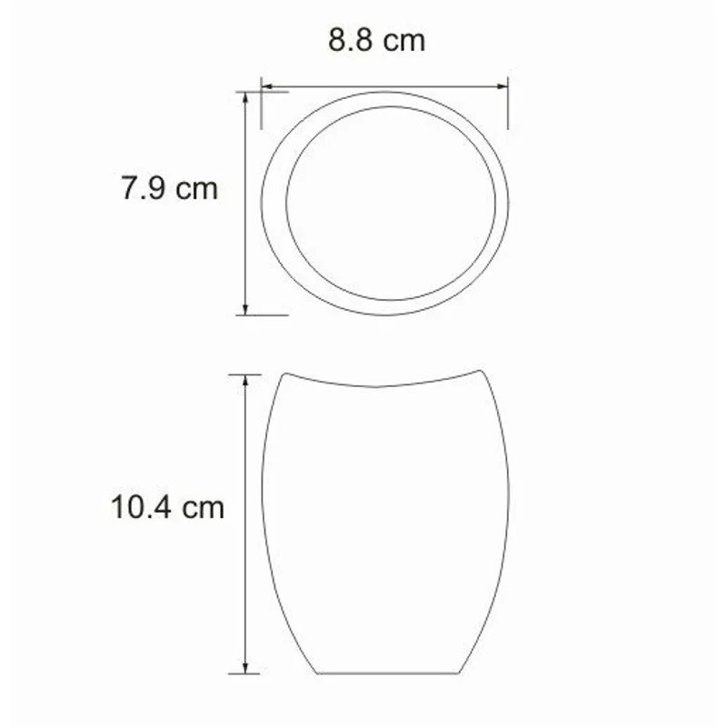 Стакан для зубных щеток WasserKRAFT Werra K-8228