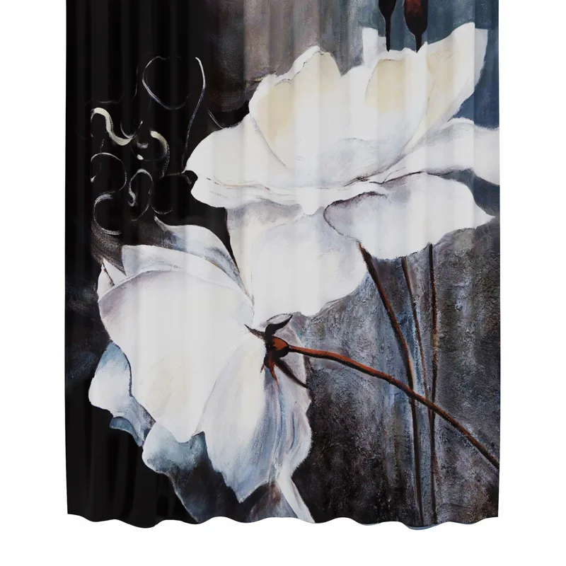 Штора для ванны WasserKRAFT Ammer 180х200 SC-70102 Цветы