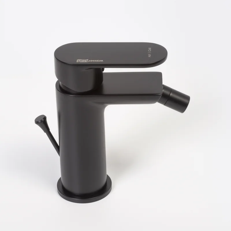 Смеситель для биде WasserKRAFT Elbe 7406 Черный матовый