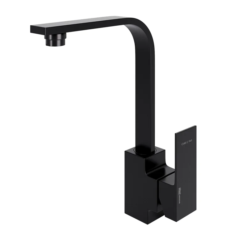 Смеситель для кухни WasserKRAFT Abens 2007 Чёрный матовый