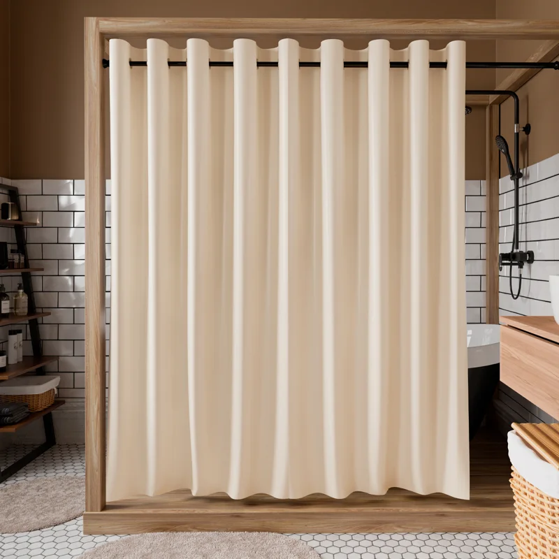 Штора для ванной навесная WasserKraft Vils SC-10102, 200 x 200 см