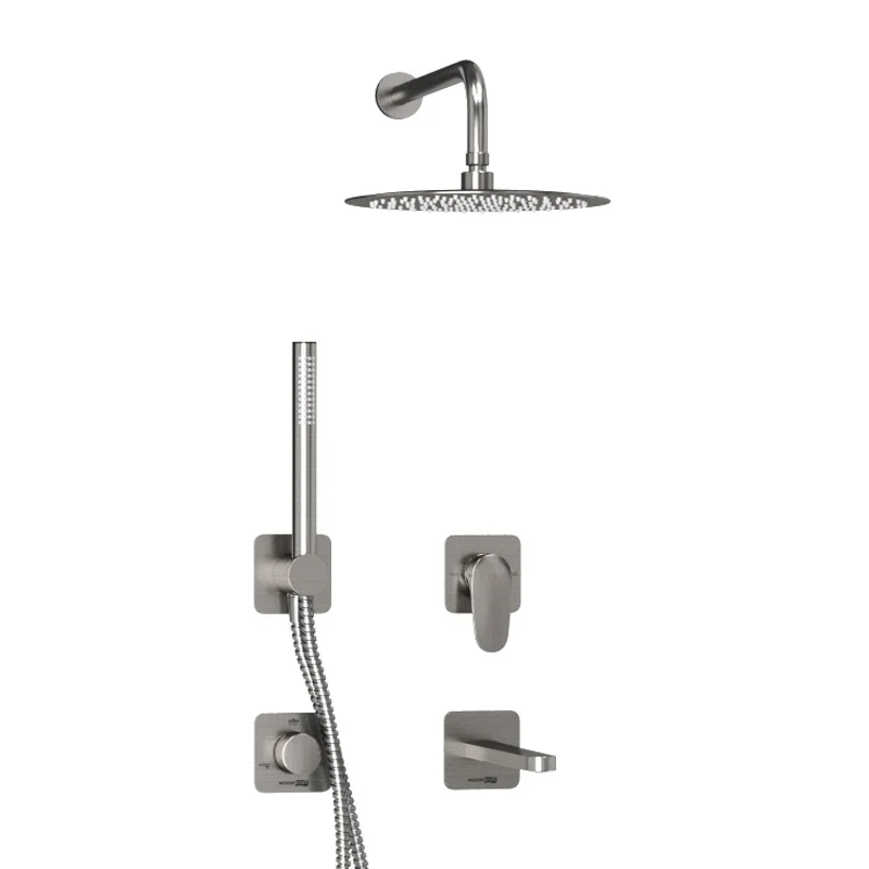 Душевой комплект WasserKraft Spree A1451.273.274.097.121.275.100.276 Встраиваемый Никель