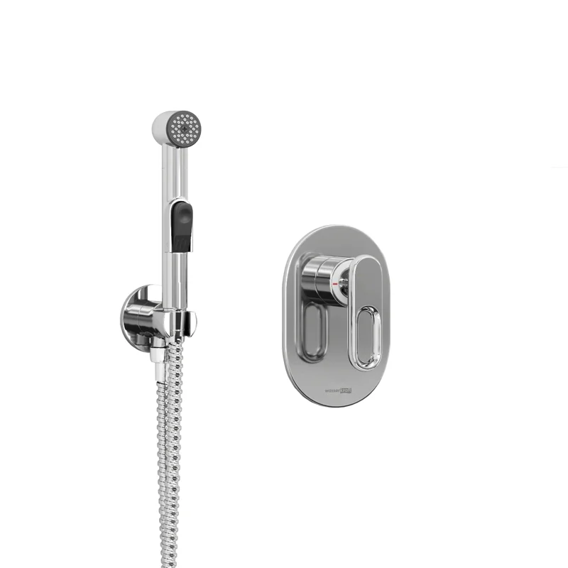 Гигиенический душ со смесителем WasserKRAFT Kammel A111856 Хром