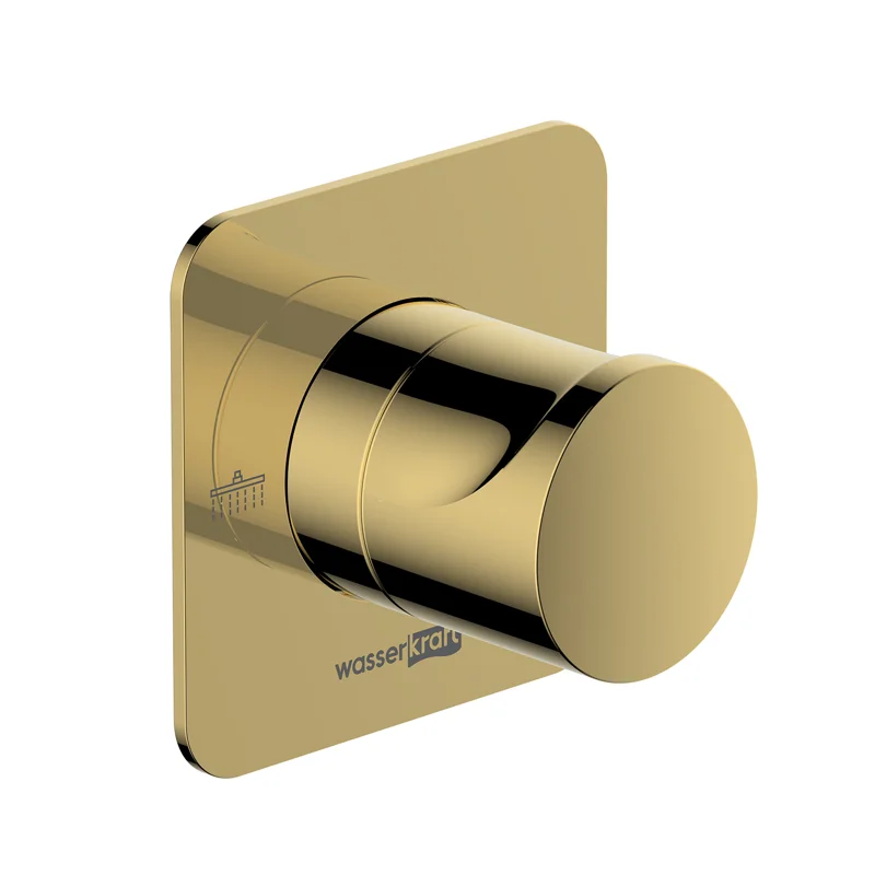 Переключатель потоков WasserKRAFT Neckar A277 Золото глянцевое
