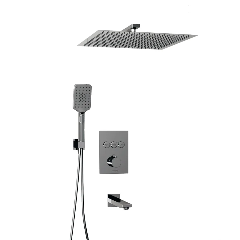 Душевая система WasserKRAFT Neime A171919 с термостатом Хром