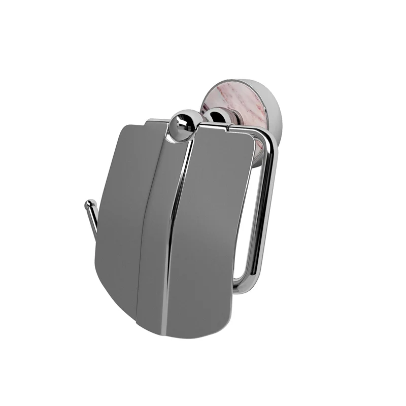 Держатель туалетной бумаги WasserKRAFT Aland K-8525 с крышкой Хром