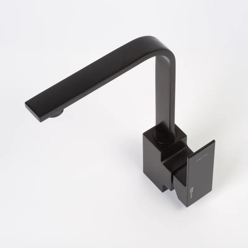 Смеситель для кухни WasserKRAFT Abens 2007 Чёрный матовый