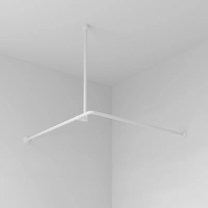 Карниз для ванны WasserKRAFT Kammel 90x90 SC-839090 Белый