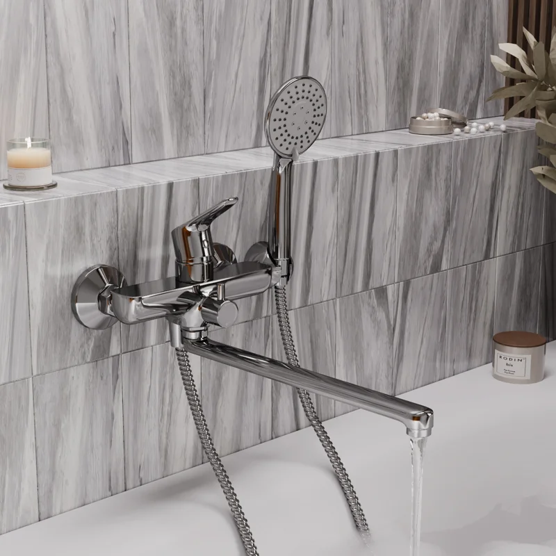 Смеситель WasserKRAFT Lippe 4502L хром для ванны