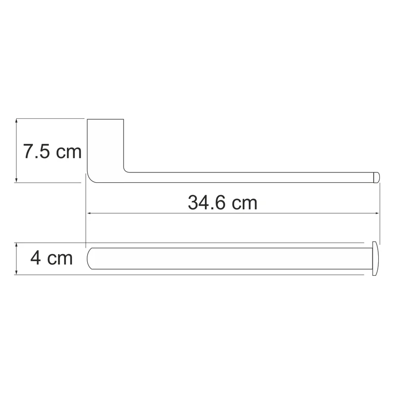 Полотенцедержатель WasserKRAFT Berkel K-6851 Хром