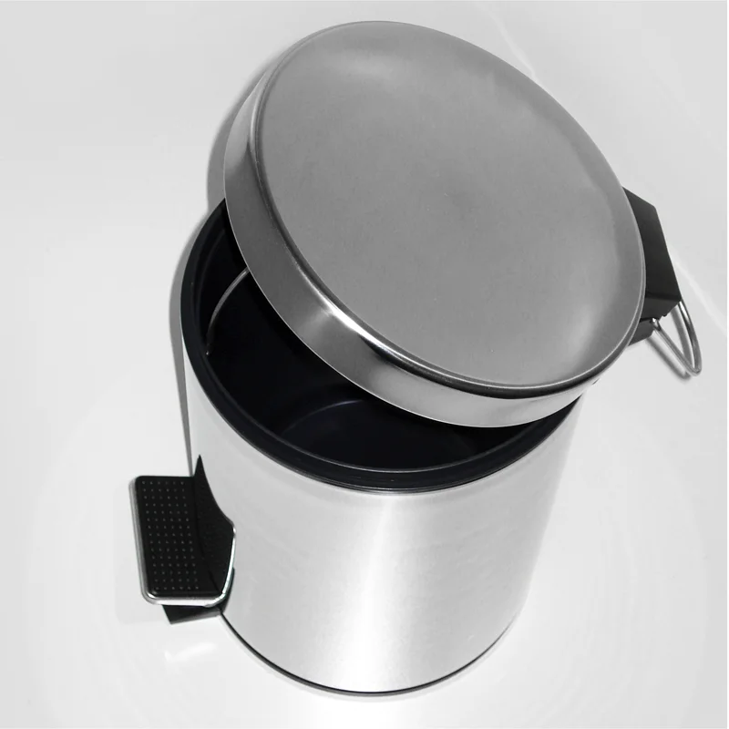 Корзина для мусора WasserKraft Серия К, 12 л, с педалью, K-612