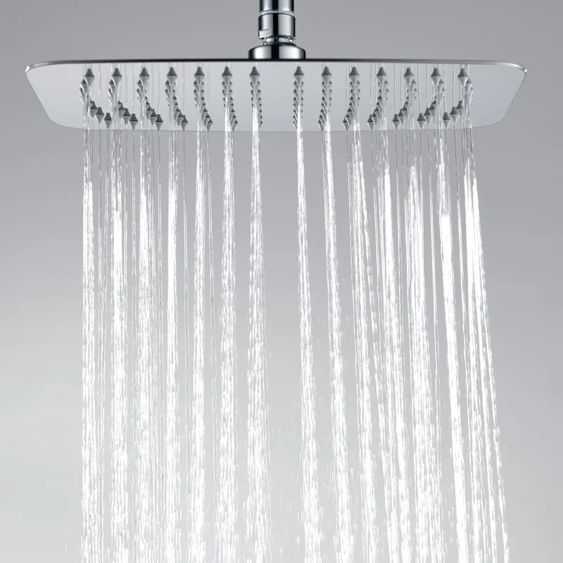 Верхний душ WasserKRAFT A069, 300 x 200 мм, 1 режим струи, без держателя, хром