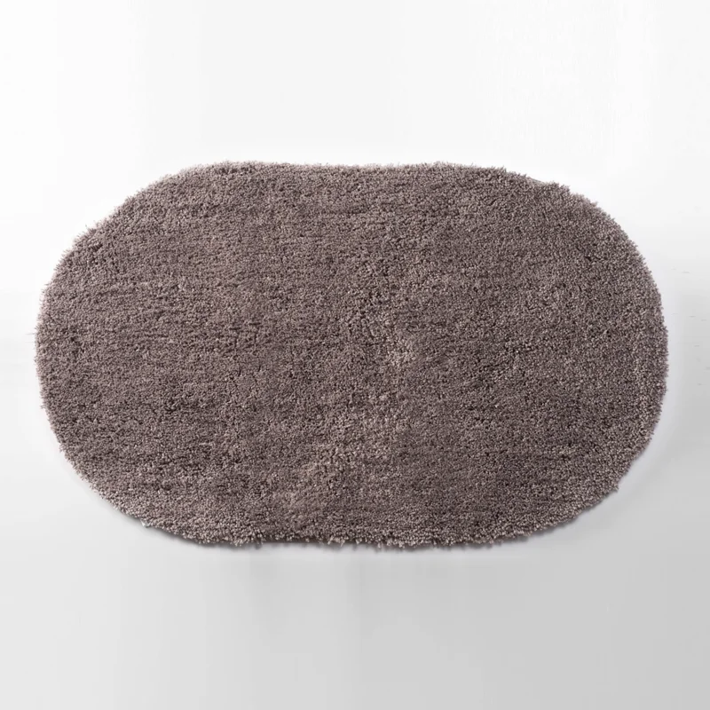 Коврик для ванной комнаты WasserKraft Dill BM-3954, Fossil напольный, коричневый, 60 х 100 см