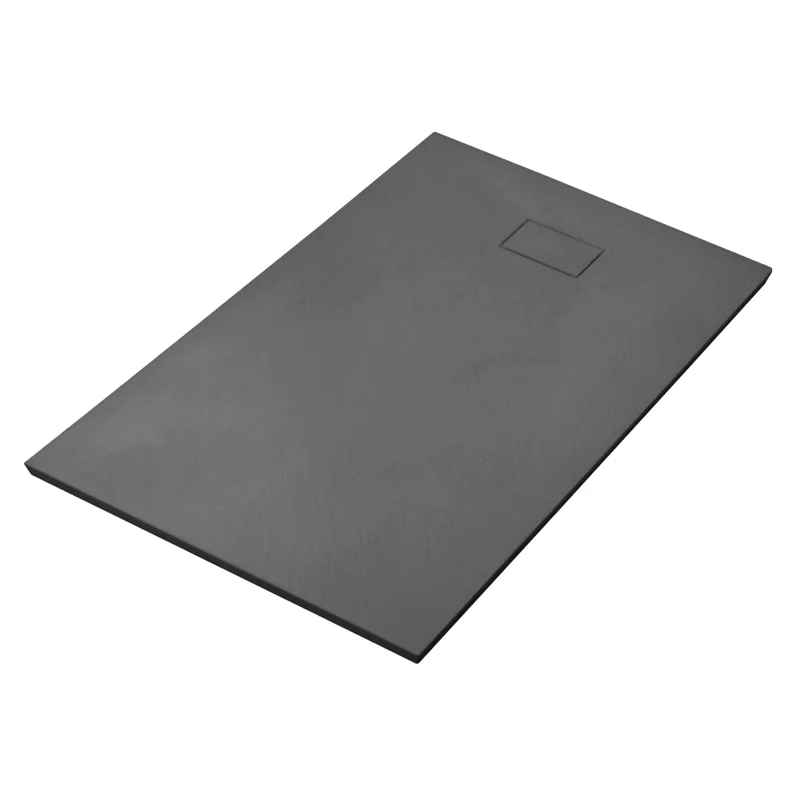 Душевой поддон из стеклопластика WasserKRAFT Elbe 120x90 74T07 Черный матовый