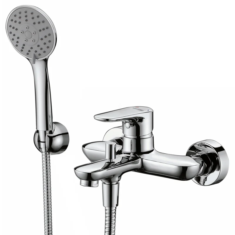 Смеситель для ванны и душа WasserKRAFT 5601 с гарнитуром, хром