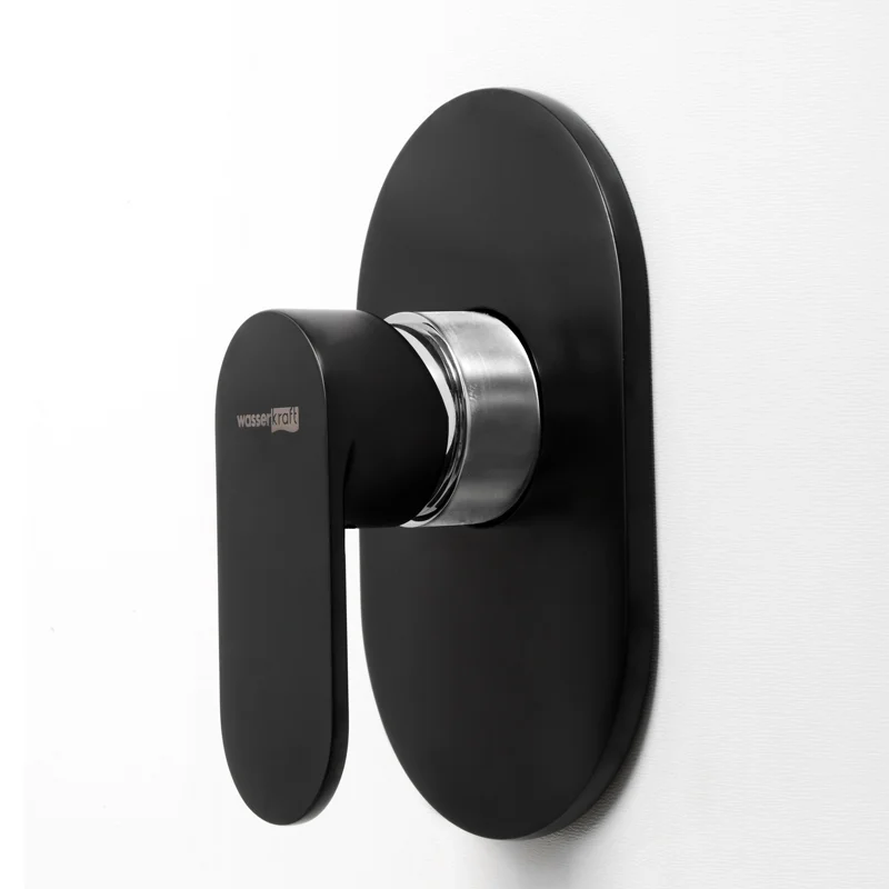 Гигиенический душ со смесителем WasserKRAFT Elbe A117451 Черный матовый