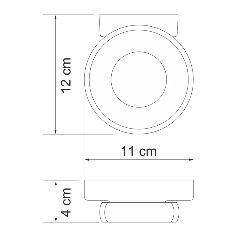 Мыльница WasserKRAFT Berkel K-6829 Хром
