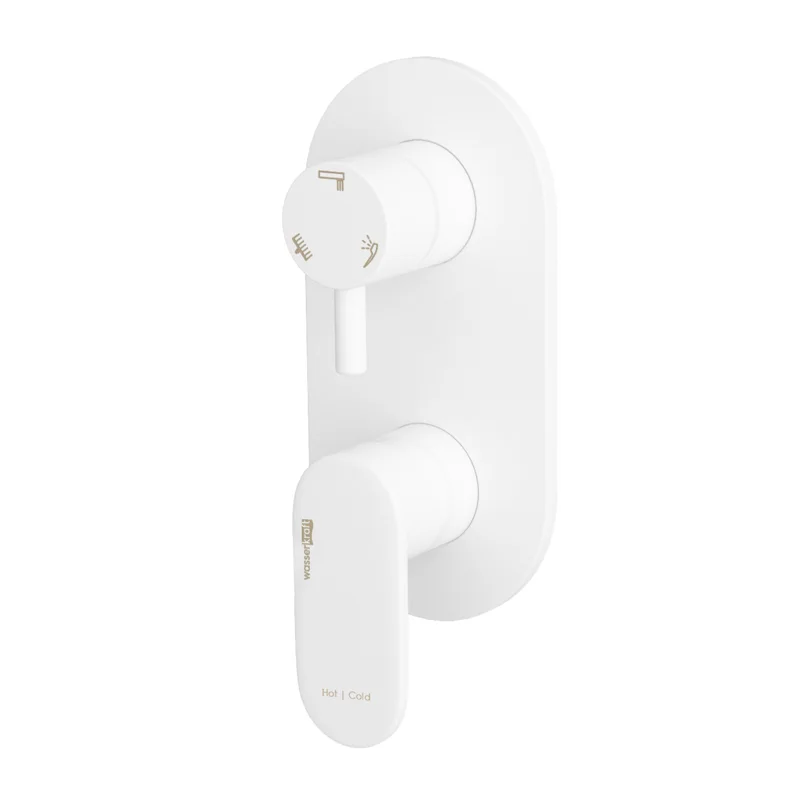 Смеситель для душа WasserKRAFT Mindel 8571 Белый матовый