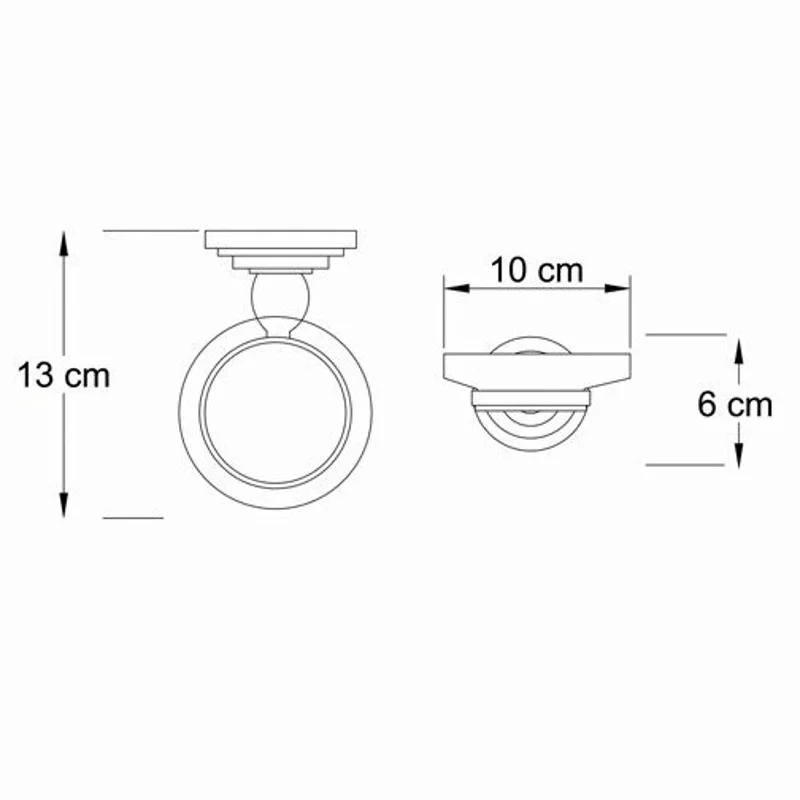 Мыльница WasserKRAFT Isar K-7329 Темная бронза