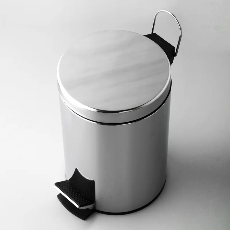 Корзина для мусора WasserKRAFT Серия К, с педалью, 3 л, K-633