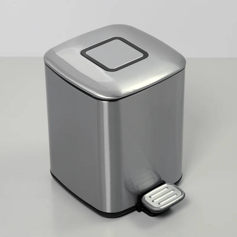 Корзина для мусора WasserKRAFT K-649, с педалью, 9 л