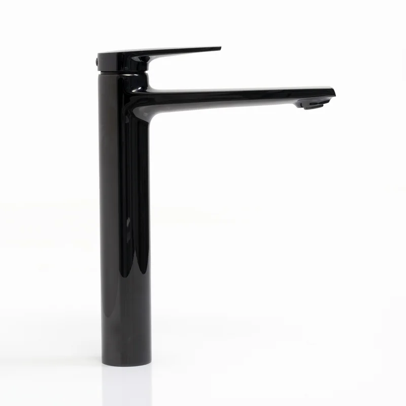 Смеситель для раковины WasserKRAFT Glan 6603H Черный глянцевый