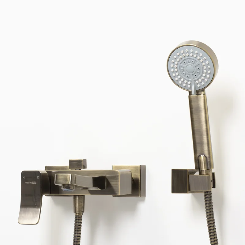 Смеситель для ванны WasserKRAFT Exter 1601 Светлая бронза