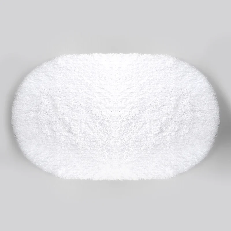 Коврик WasserKraft Dill BM-3940, Bright White напольный, цвет - белый, 60 х 100 см