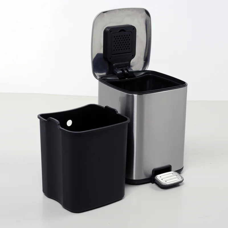 Корзина для мусора WasserKRAFT K-649, с педалью, 9 л