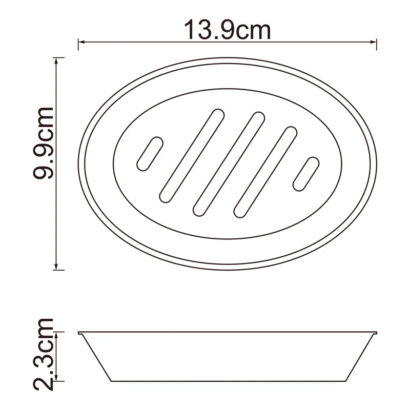 Мыльница WasserKRAFT Ruwer K-6729 Нержавеющая сталь