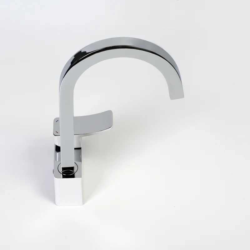 Смеситель для кухни WasserKRAFT Aller 1067W Белый Хром