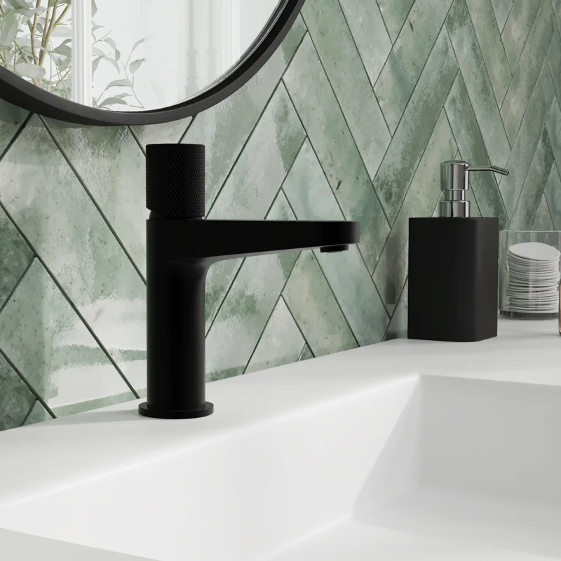 Смеситель для раковины WasserKRAFT Fulda 5203 Черный матовый