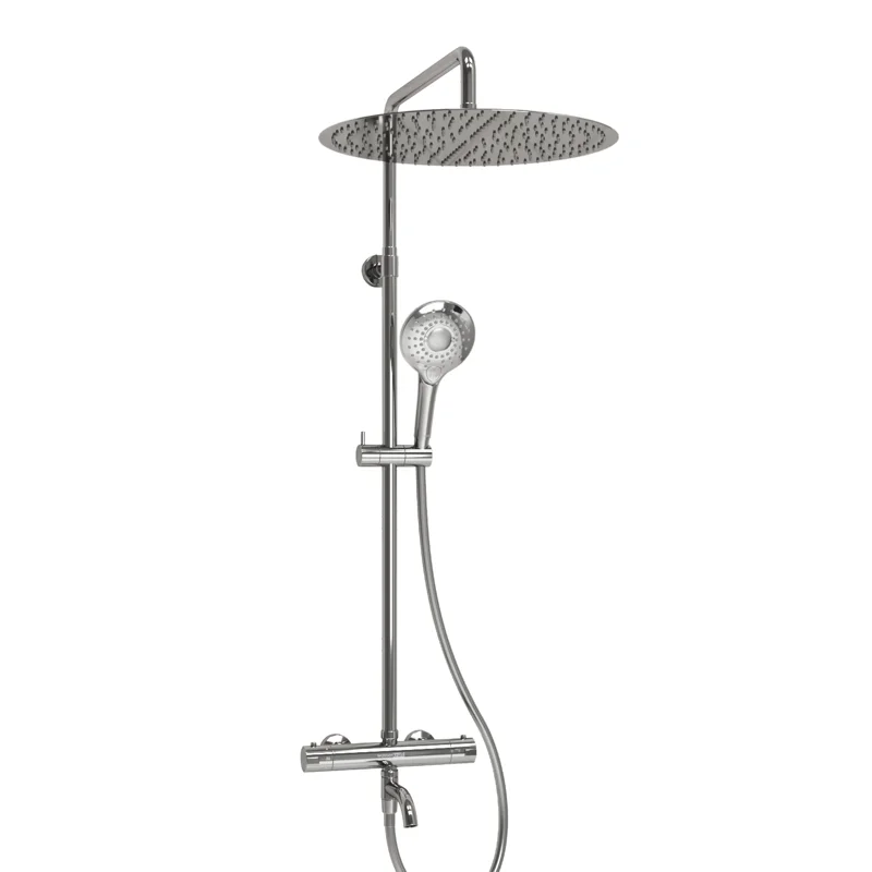 Душевая система WasserKRAFT A188.117.101.087.CH Thermo с термостатом Хром