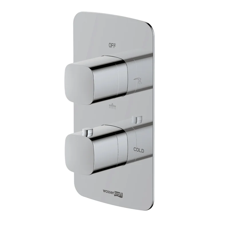 Смеситель для душа WasserKRAFT Naab 8644 Thermo с термостатом Хром