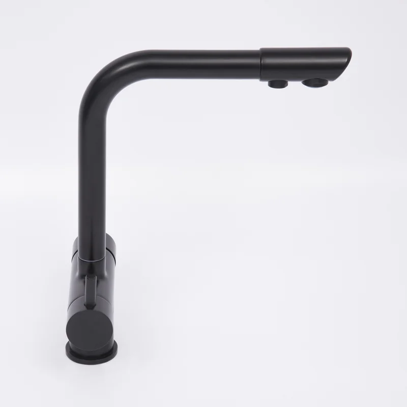 Смеситель для кухни WasserKRAFT A8367 Черный матовый