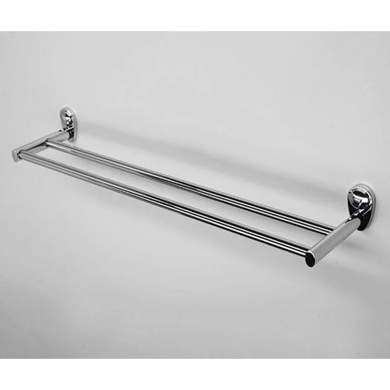 Держатель полотенец WasserKRAFT штанга двойная K-9240 хром