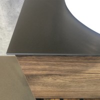 Тумба с раковиной Comforty Порто 00-00000828, 120 см, подвесная, цвет дуб темно-коричневый