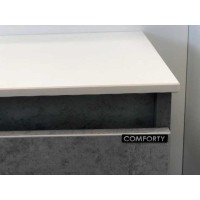 Тумба с раковиной Comforty Осло, 60 см, бетон светлый, 00-00000835 (00-00000835CF)