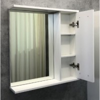 Зеркальный шкаф Comfortу Модена, 60 см, без подсветки, белый матовый, 00-00001639 (00-00001639CF)