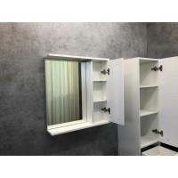 Зеркальный шкаф Comfortу Модена, 60 см, без подсветки, белый матовый, 00-00001639 (00-00001639CF)