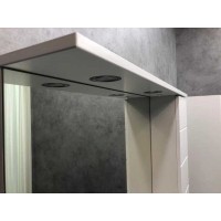 Зеркальный шкаф Comfortу Модена, 90 см, белый матовый, 00-00001641 (00-00001641CF)
