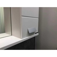 Зеркальный шкаф Comfortу Модена, 90 см, белый матовый, 00-00001641 (00-00001641CF)