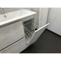 Тумба с раковиной Comfortу Верона, 90 см, напольная, дуб белый, раковина Quadro белая, 00-00001972 (00-00001972CF)