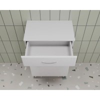 Тумба Style Line Эко Стандарт АА00-000042, ТН500, 50 см, 1 ящик, корзина, белый