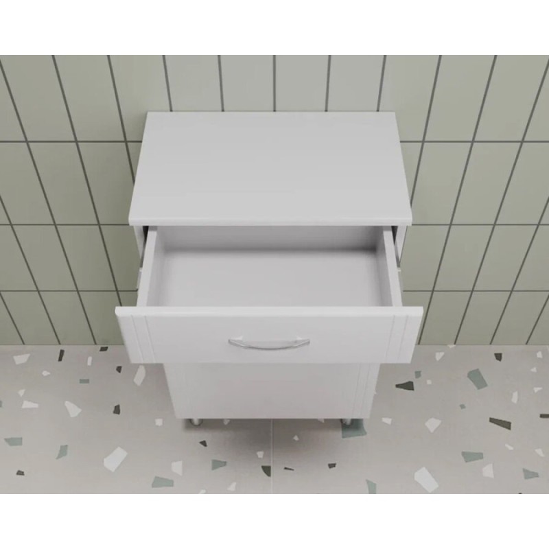 Тумба Style Line Эко Стандарт АА00-000042, ТН500, 50 см, 1 ящик, корзина, белый