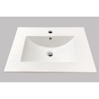 Тумба с раковиной Comfortу Франкфурт, 60 см, подвесная, бетон светлый, раковина Comforty белая, 00-00004332 (00-00004332CF)