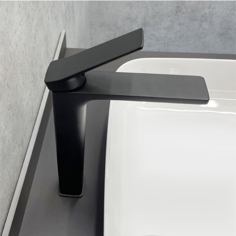 Смеситель Comforty, для раковины, черный матовый, 00-00004526 (FC071B-CMT)