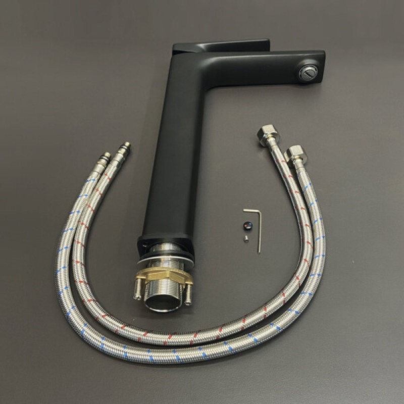 Смеситель Comforty, для раковины, черный матовый, 00-00004526 (FC071B-CMT)